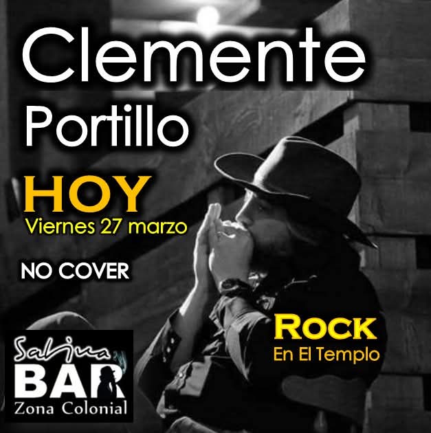 SabinaBarSD's tweet photo. Cuando se habla de rock dominicano, es difícil hacerlo sin mencionar a uno de sus más dignos exponentes: *Clemente Portillo*
Sabina Bar Zona Colonial te invita a disfrutar de esta mágnifica rockera propuesta.
 ¡Dale pa'l Templo!
HOY viernes 27 marzo
9:47pm
NO COVER
*DALE QUE DALE https://t.co/NiXE6tUVg2
