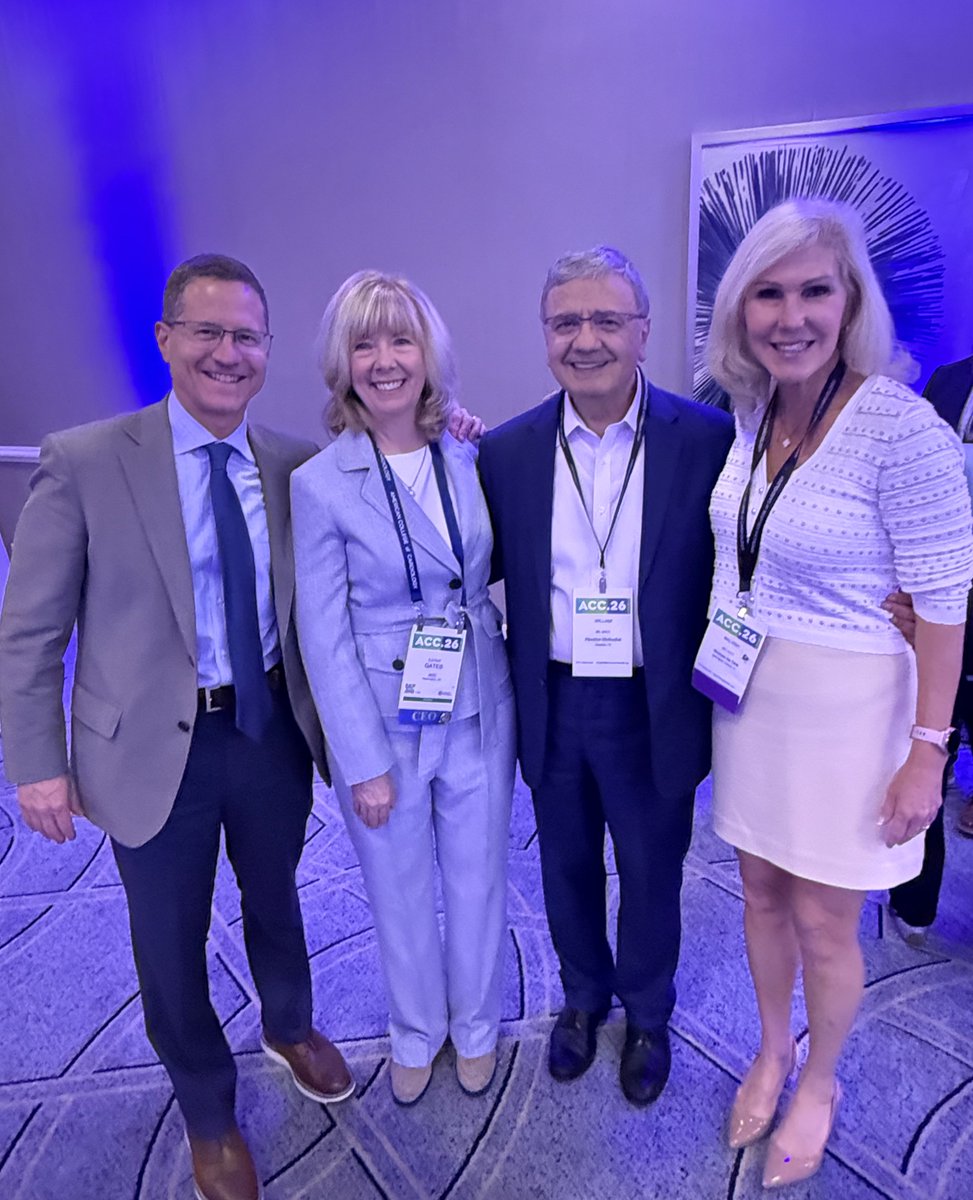 WilliamZoghbi's tweet photo. #ACC26 : great to connect at @ACCinTouch Donor Appreciation Reception. Wonderful to see increasing philanthropic support to education & research: mission critical👍🏻❤️ @HMethodistCV https://t.co/FK9XVguErc