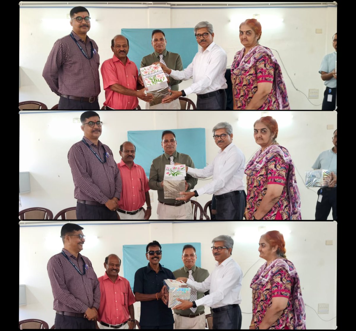 TatachemG's tweet photo. Heartfelt farewell to our respected teachers on their retirement. 
Your dedication and guidance will always inspire us.
You have shaped countless lives with your wisdom.
Wishing you good health, happiness, and peaceful days ahead. 
You will always be remembered and deeply missed. https://t.co/ZGIQRQdNnS