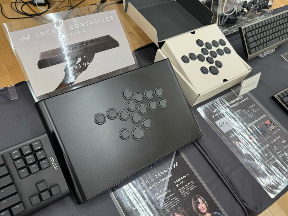 キーボードマーケット出展中！
ブースでは開発スタッフによるうんちくが聞けるかも？

ぜひブースまでお越しください！

#ZENAIM