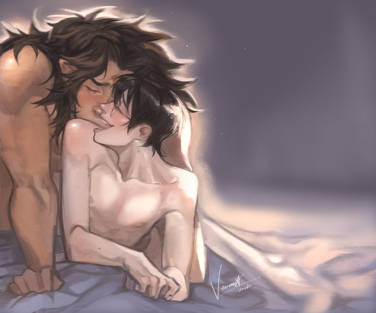 V3NOM_P's tweet photo. [After finding his kind shizun in another earth, slow morning are bingge's favorites in the whole world ]

#bingqiu #bingyuan https://t.co/ytZVFlK2ZV