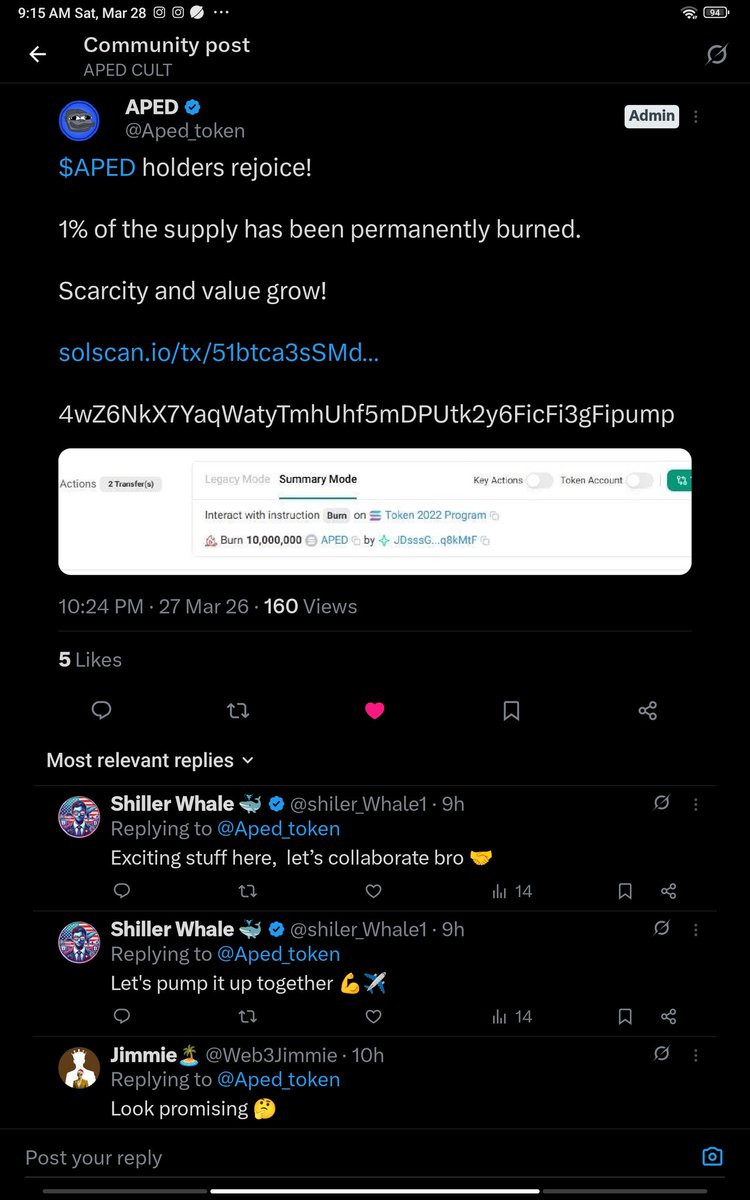 The price dump hard! <a href="/Aped_token/">APED</a> what next!? Scam!? Or buyback!? $aped