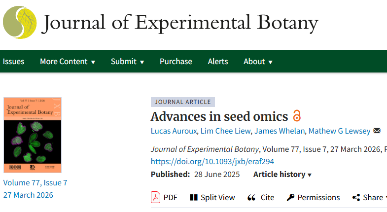 AurouxLucas's tweet photo. Our Expert View in the @JXBot (https://t.co/ZIkkCF47Bd) has found its place in the special issue "Seed biology: the birth of plant life" (https://t.co/bPXfQ6LJWS).

Thanks to all coauthors, @LimCheeLiew, @whelan_lab, and @lewseylab, @SABE_latrobe @ZJU_China

@latrobe @LIMSLTU https://t.co/gv4iVnMsZ1