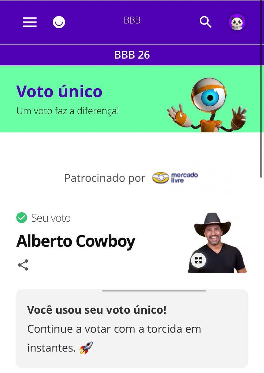 JustCallTheus's tweet photo. Vaza Cowboy!!! #BBB26 https://t.co/P7czbUwe8y