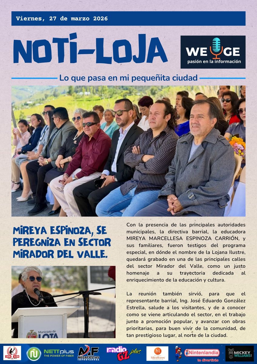 washingtonEGE's tweet photo. #Noticias | Loja 🎙️
@Radiogzplus ⬇️⬇️ https://t.co/uUzT4LfouU