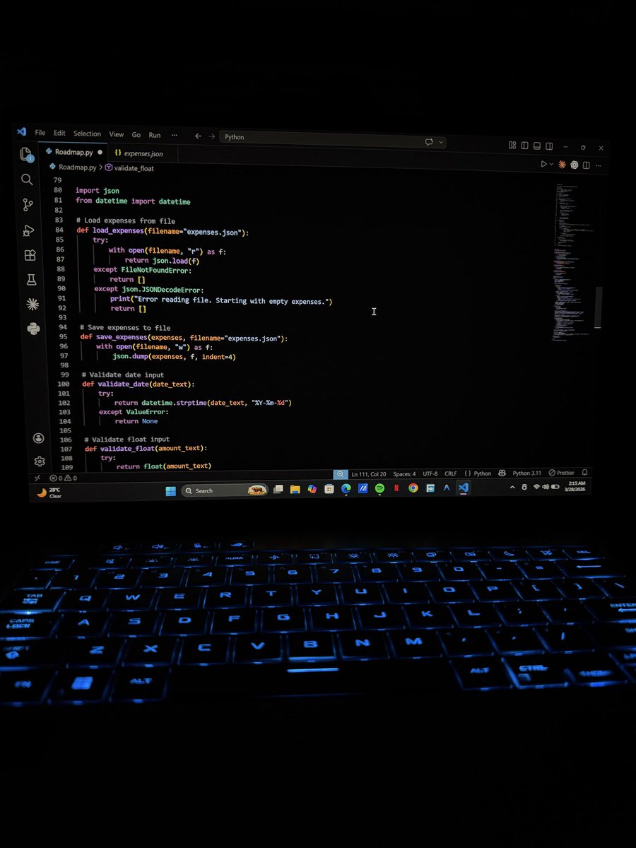 Its_GibrilBah's tweet photo. It took a few days but I was finally able to build a project without watching a tutorial for the first time ever. It was a little stressful but I’m happy that the struggle taught me some stuff I’ll never forget. I’m not gonna continue living in tutorial hell anymore https://t.co/hQEtwZ5jWp