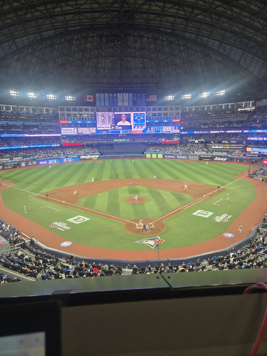 TheRog590's tweet image. Great to be back tonight for my 15th season as one of MLB's Official Scorers for the #Jays. Baseball is back so winter is over right?! Play ball in Season 50! ❤️⚾️