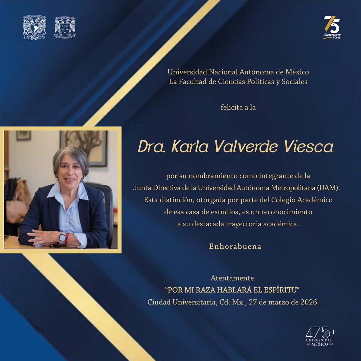 FCPyS-UNAM tweet media