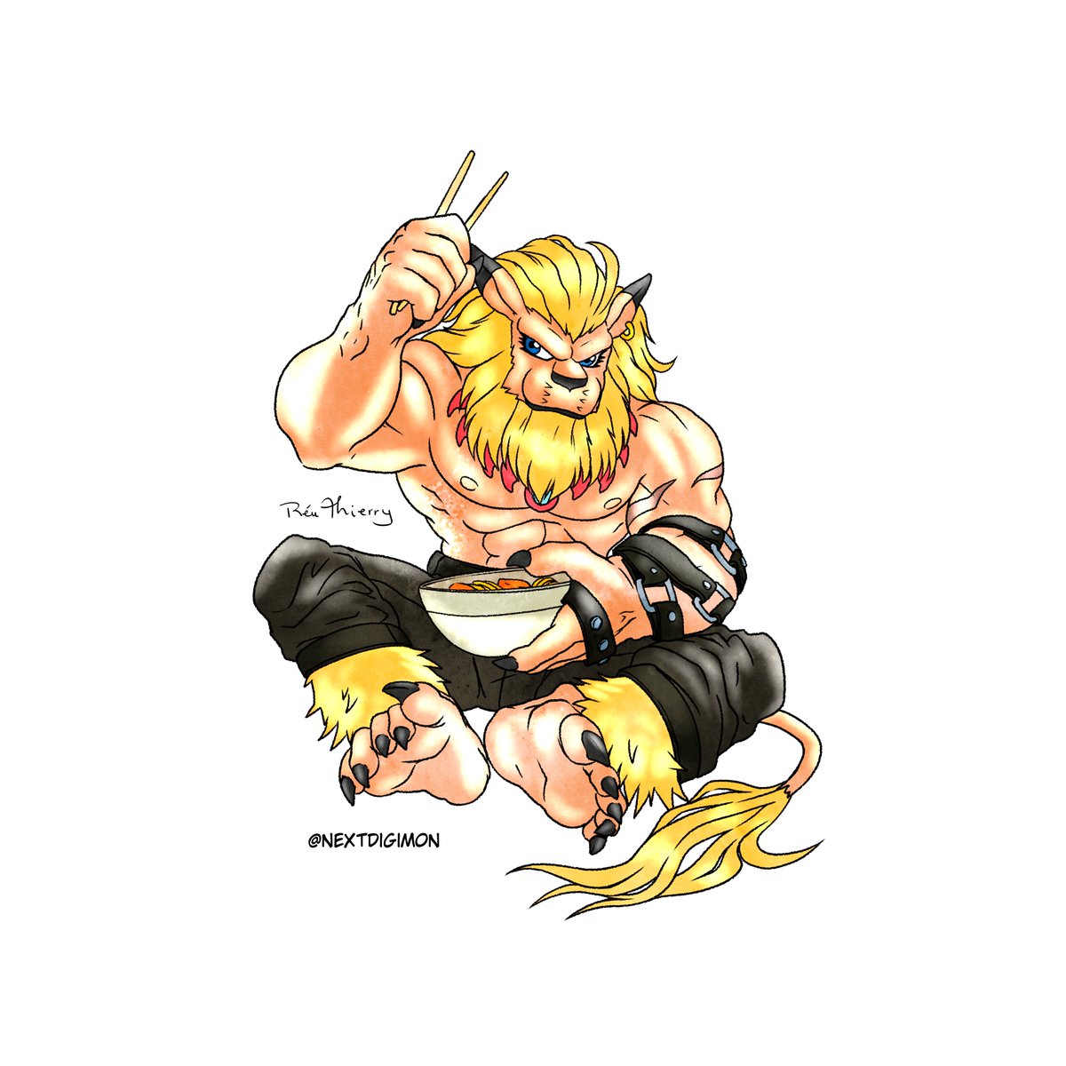 Enjoy your lunch, Leomon!

#Leomon #Digimon #DigimonAdventure #FanArt