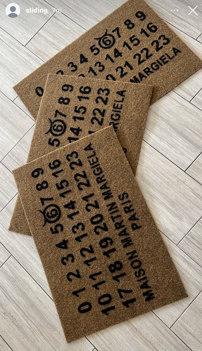 OsamaSon shows off Custom Mason Margiela MM6 X NOCTURNAL Rugs 🔥