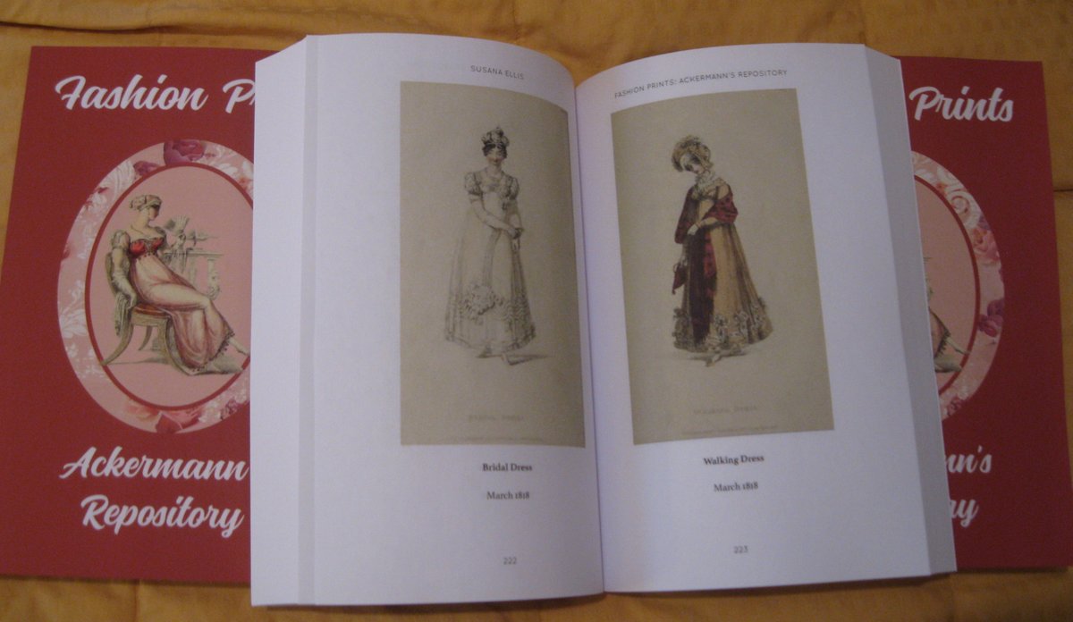 This compilation of 480 historical #fashion plates from Ackermann's Repository offers readers a visual timeline of English women's dresses from 1809 through 1828. Ideal reference book for #historical romance authors and costume designers. ow.ly/wRWq30sUvXX