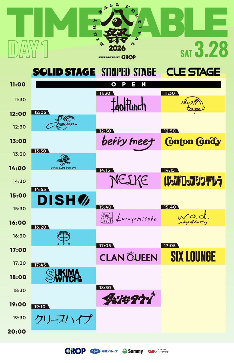 C_turn0910's tweet photo. EIGHT BALL  FESTIVAL 2026 DAY1
ソロ参戦！
よし  楽しむか〜!! https://t.co/hJclBYFlXe