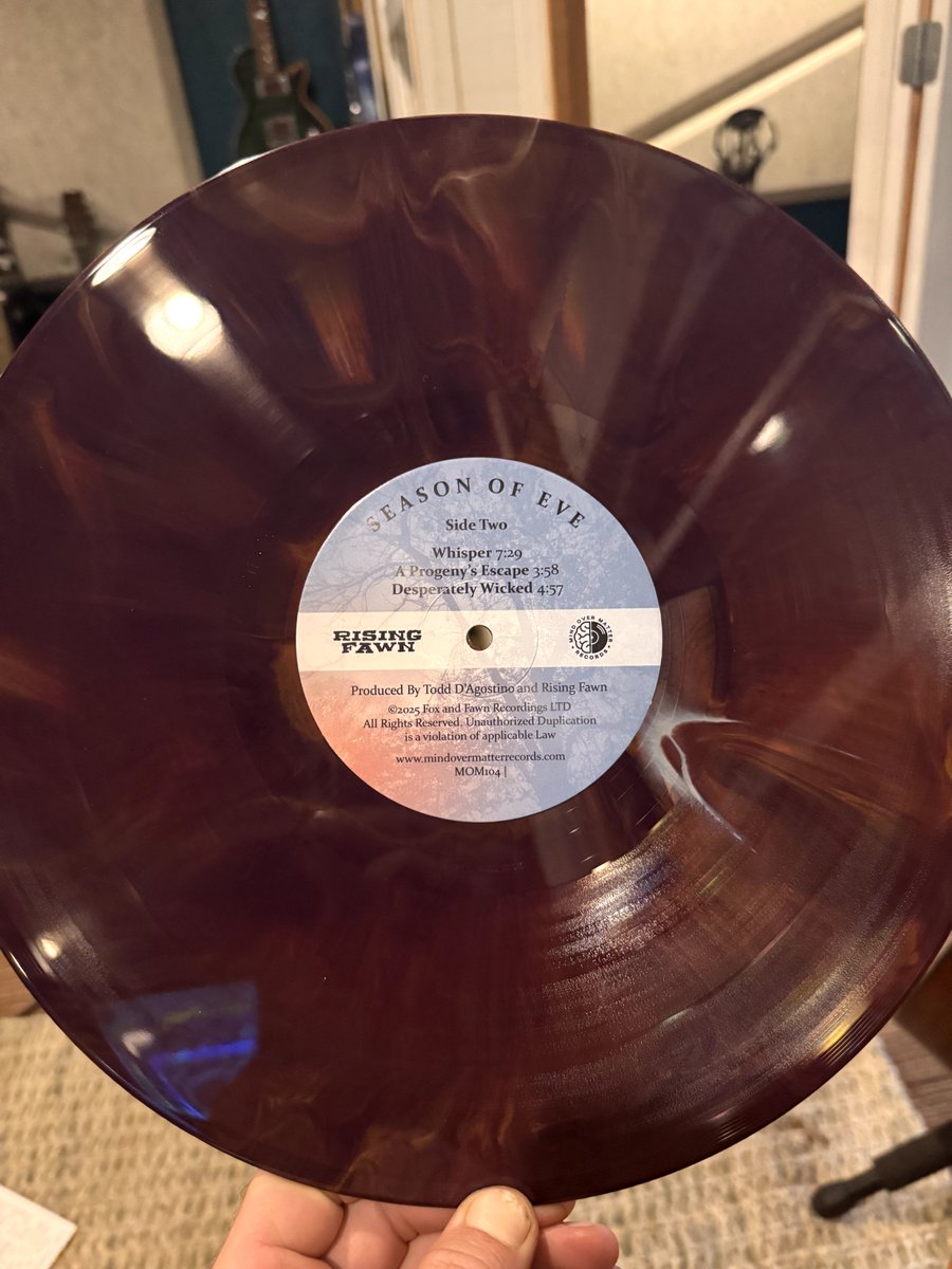 It's a wonderful feeling to be physically holding my own artwork