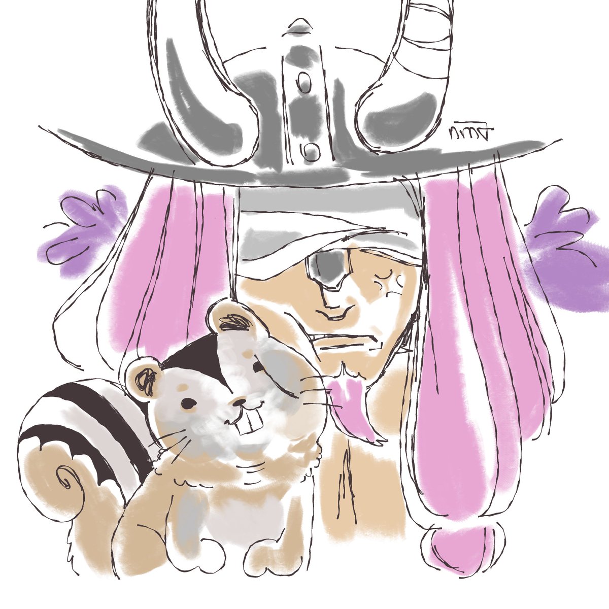 nma8ballz's tweet photo. squirl :333333 :33333333333333333 #ONEPIECE〜 https://t.co/bMlxdil6hv
