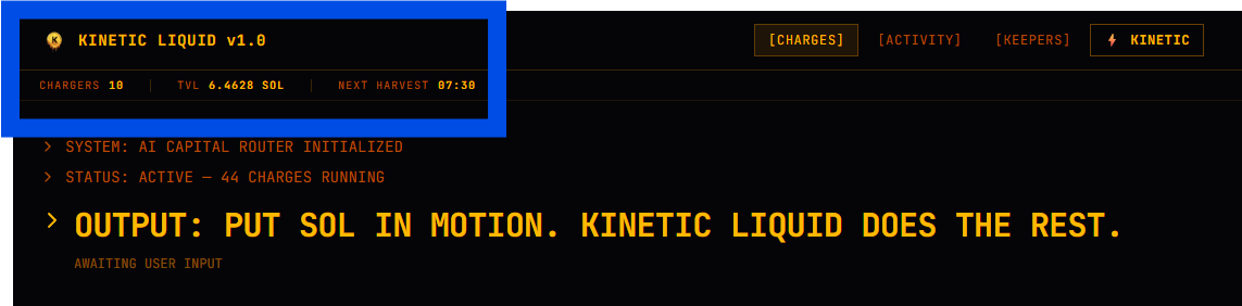 Kinetic Liquid| $KINETIC tweet media