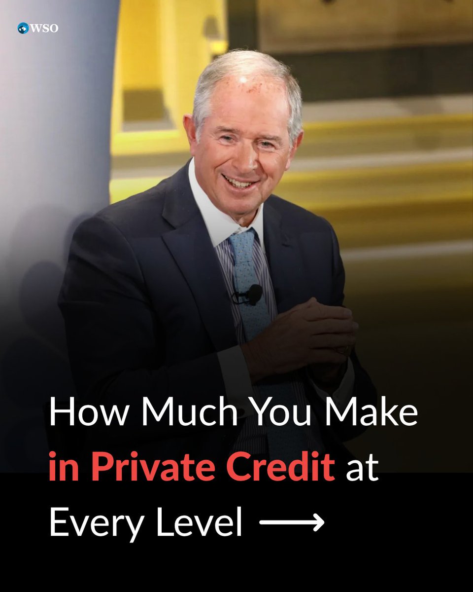 WallStreetOasis's tweet image. 🤔 Thinking about a career in private credit? 🤑 Here’s what pay looks like at every level.

💪 Need help breaking in? ✅ Apply to WSO Academy now for 1:1 mentorship with industry pros 👉 wallstreetoasis.com/academy/applic… 🔗 

#privatecredit #privateequity #investmentbanking #wallstreet
