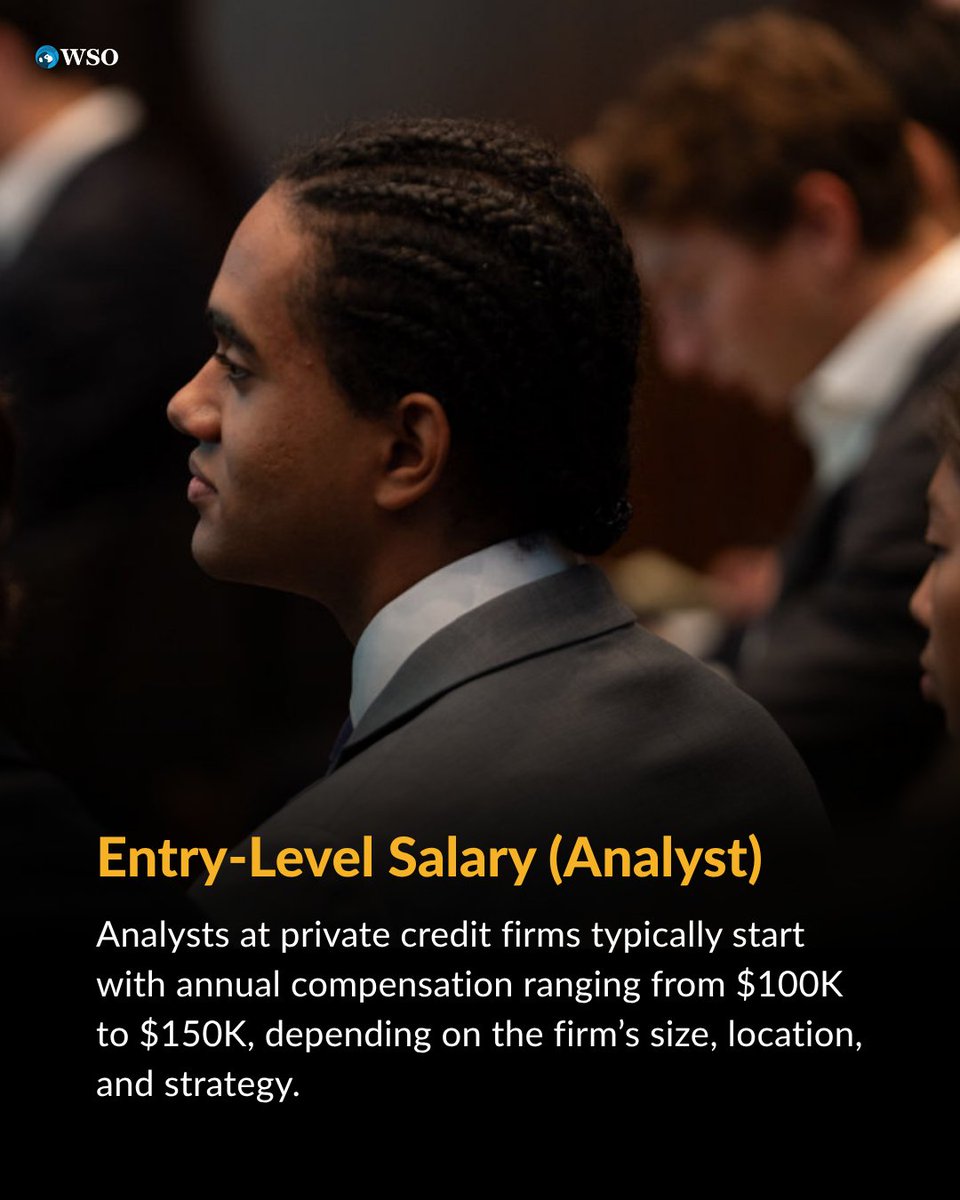 WallStreetOasis's tweet image. 🤔 Thinking about a career in private credit? 🤑 Here’s what pay looks like at every level.

💪 Need help breaking in? ✅ Apply to WSO Academy now for 1:1 mentorship with industry pros 👉 wallstreetoasis.com/academy/applic… 🔗 

#privatecredit #privateequity #investmentbanking #wallstreet