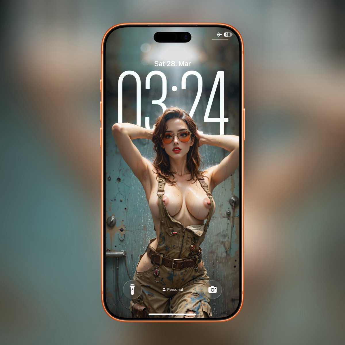 ScreenGirlsNet's tweet photo. Long day… dirt, sweat, and too many problems to fix. 🥵
Now it’s finally time… a hot shower, a moment to breathe. 💦
#AfterWork #HotShower #ScreenGirls #AIArt #Lockscreen https://t.co/q5fX5PijR9