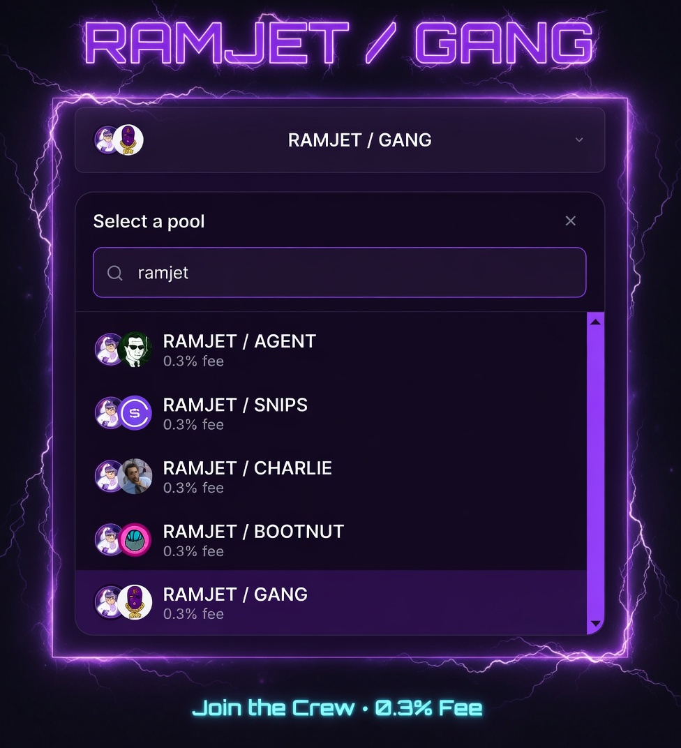 atomicramjet's tweet photo. Welcome to the pools @protongang $RAMJET likes your style. https://t.co/qqN3W9geH1