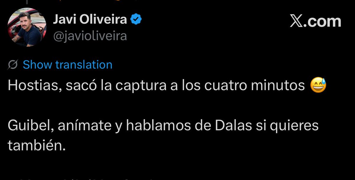 Luis tweet media