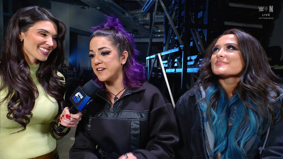 therealalii_'s tweet image. Bayley and Lyra Valkyria say the tag division needs to pay attention because they’re coming for the titles and will be the next champions.

#SmackDown