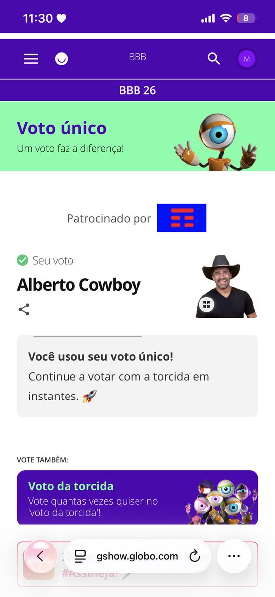 softbuzztin's tweet photo. @AlbertoCowboy @gk_reality votei mores https://t.co/sW2bVrVrlC