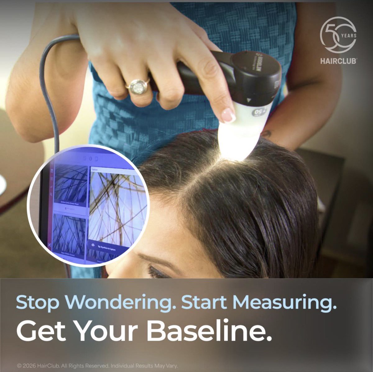 Already using a #hairtreatment? 

Bring it. 

We’ll measure your hair density and follicle health to show you objectively whether it’s working. Or not. 

Schedule your free #hairloss baseline today at one of 100+ HairClub locations across North America.

hclub.cc/4d6B06A