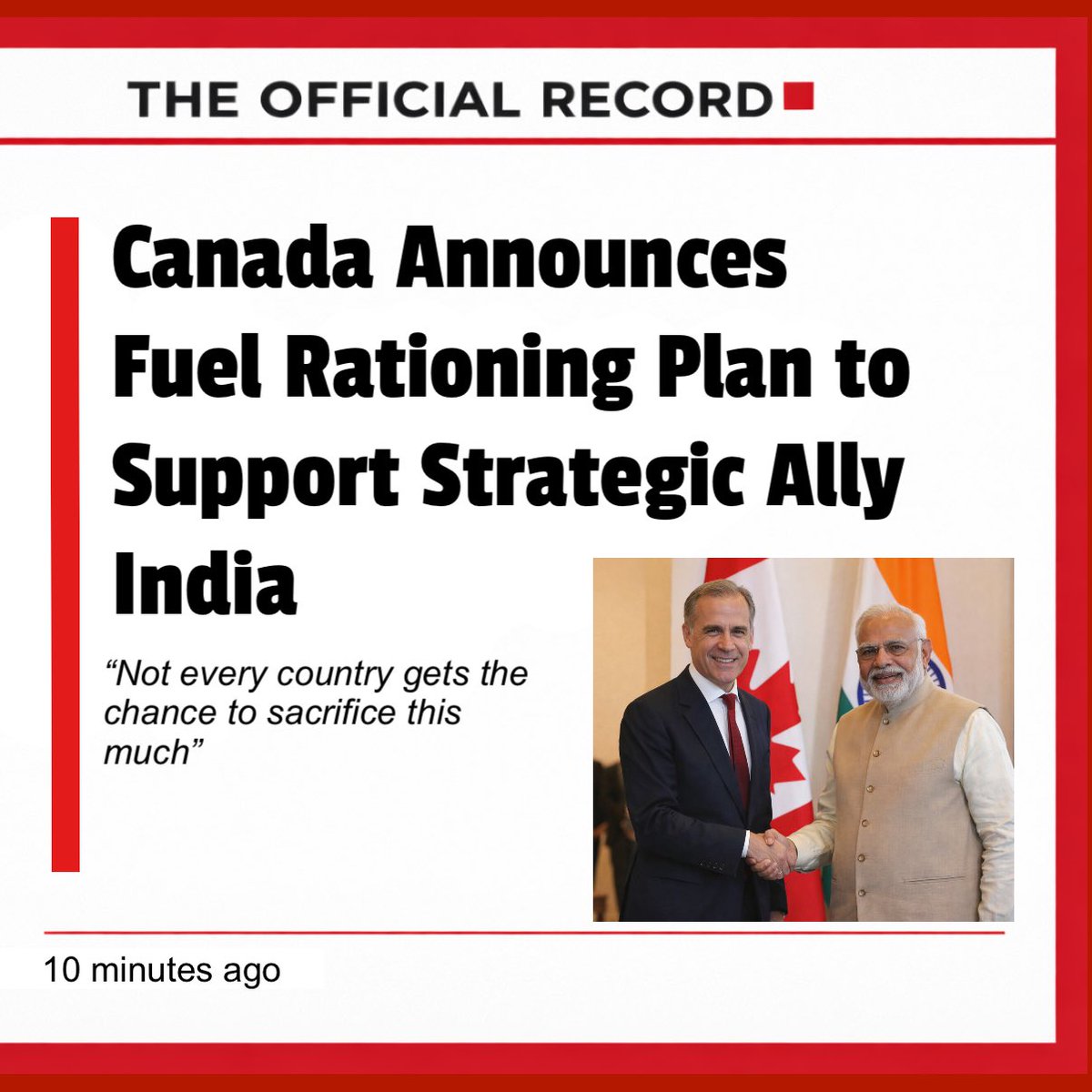 THE OFFICIAL RECORD tweet media