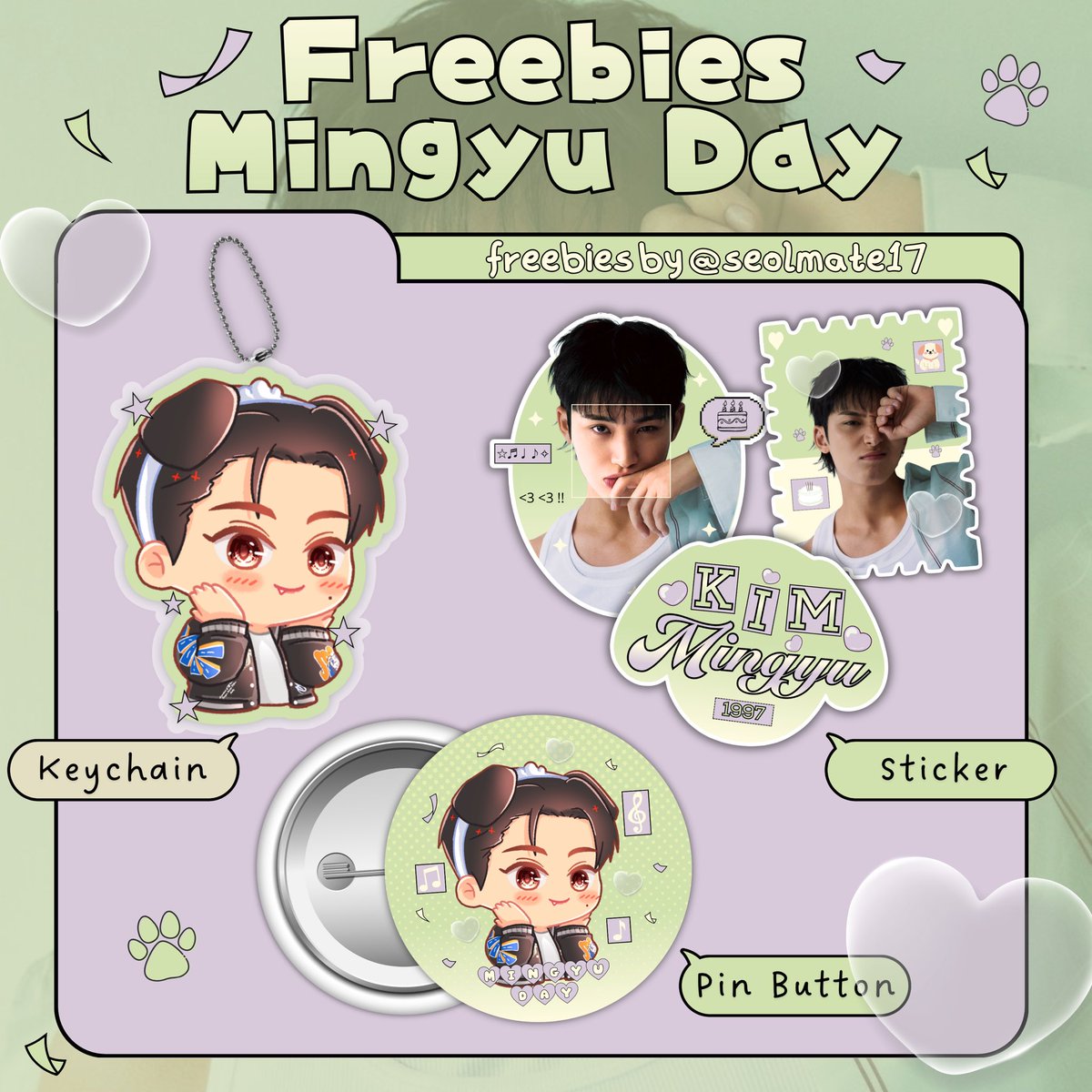 rin✨ | 📌 mingyu bday freebies tweet media