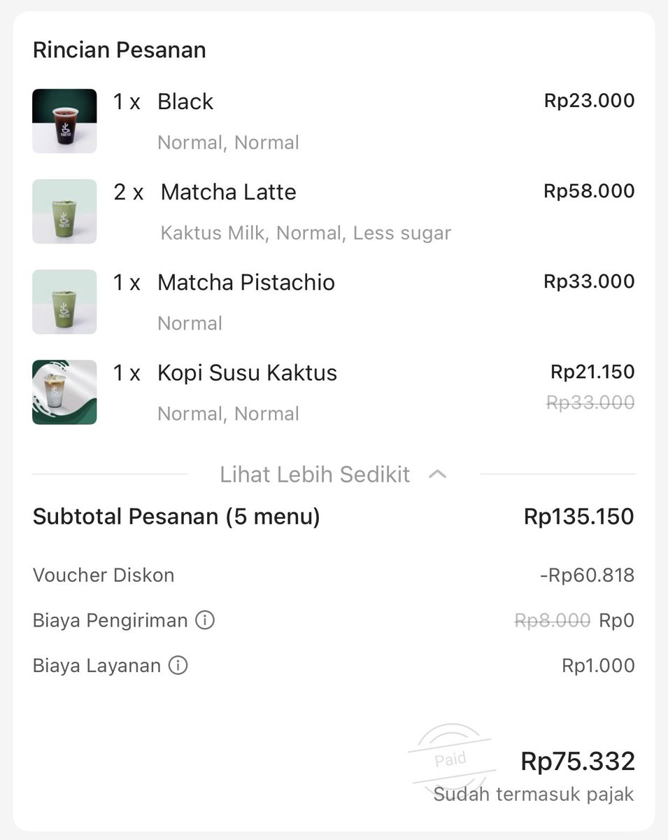 viskaafy's tweet photo. KOPI KAKTUS🌵
Si paling sering banget promo, gila gilaan kalo beli online. Rasanya oke banget, matcha pistachio enak pol 🤤 Beli banyak diskonnya gede bisa 1 kopi 13rb-15rb aja kalo flashsale lebih murah bahkan aku bisa cuma 7rb aja 1 kopinya🤭😂 https://t.co/8vF91idnZp https://t.co/AVLz5FePJR
