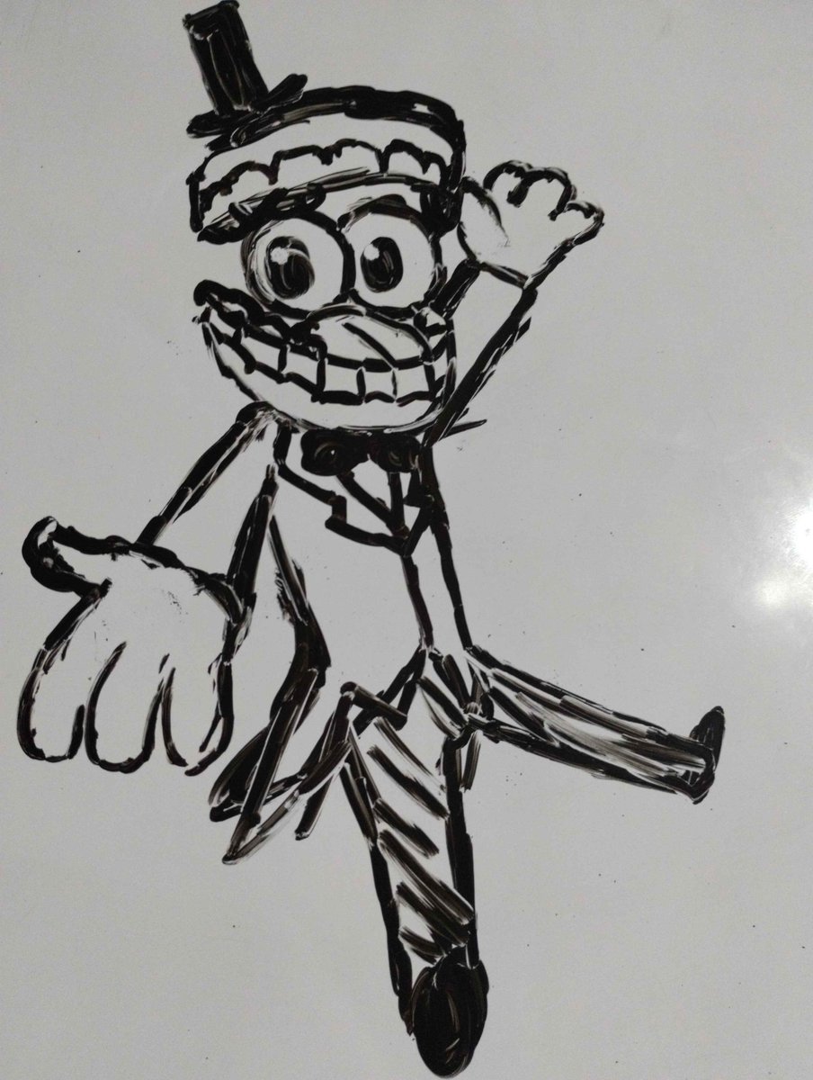 TinuAlexs's tweet photo. Caine on the whiteboard :3 https://t.co/KDv1AbkIV9
