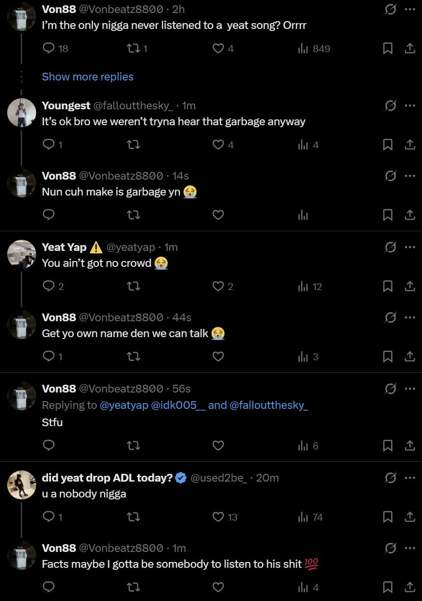 dude really on here wasting his time replying to everyone im crying 😭