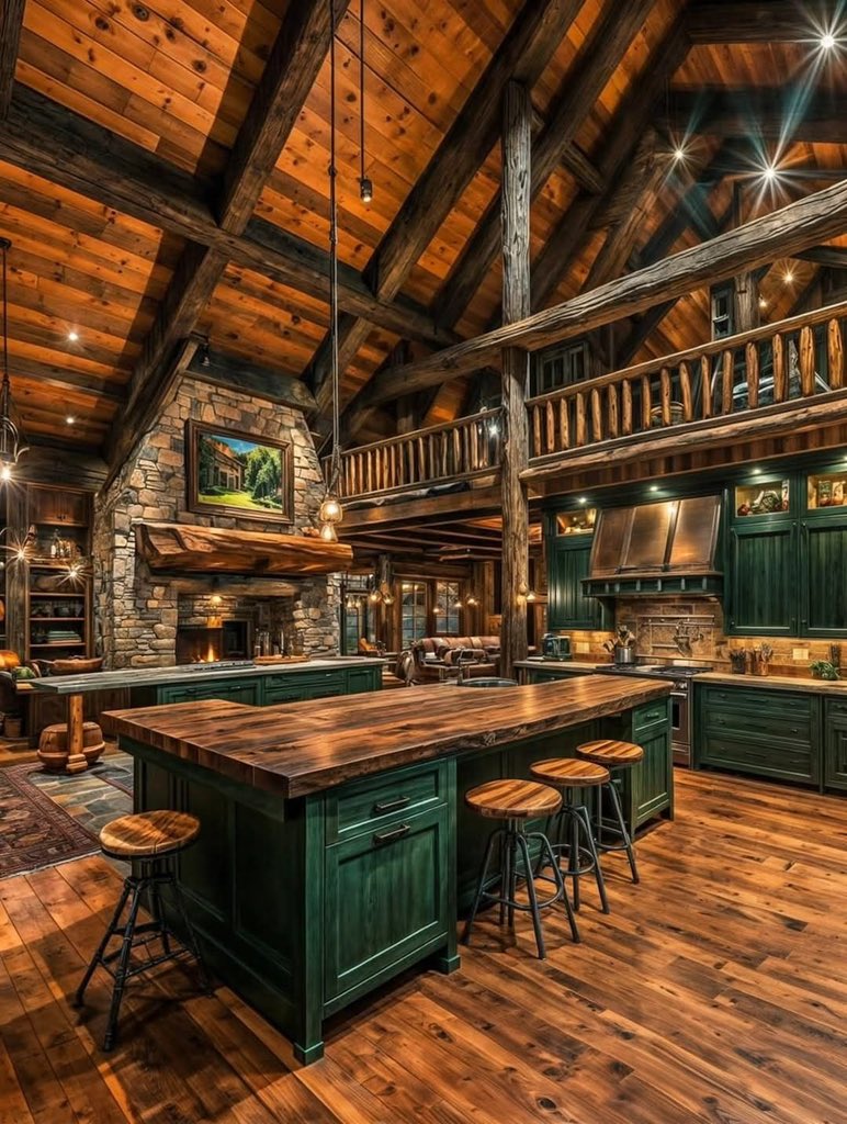cabinvisuals's tweet photo. What’s the first word that comes to mind for this Kitchen? 🤔 https://t.co/ONOz37Metj