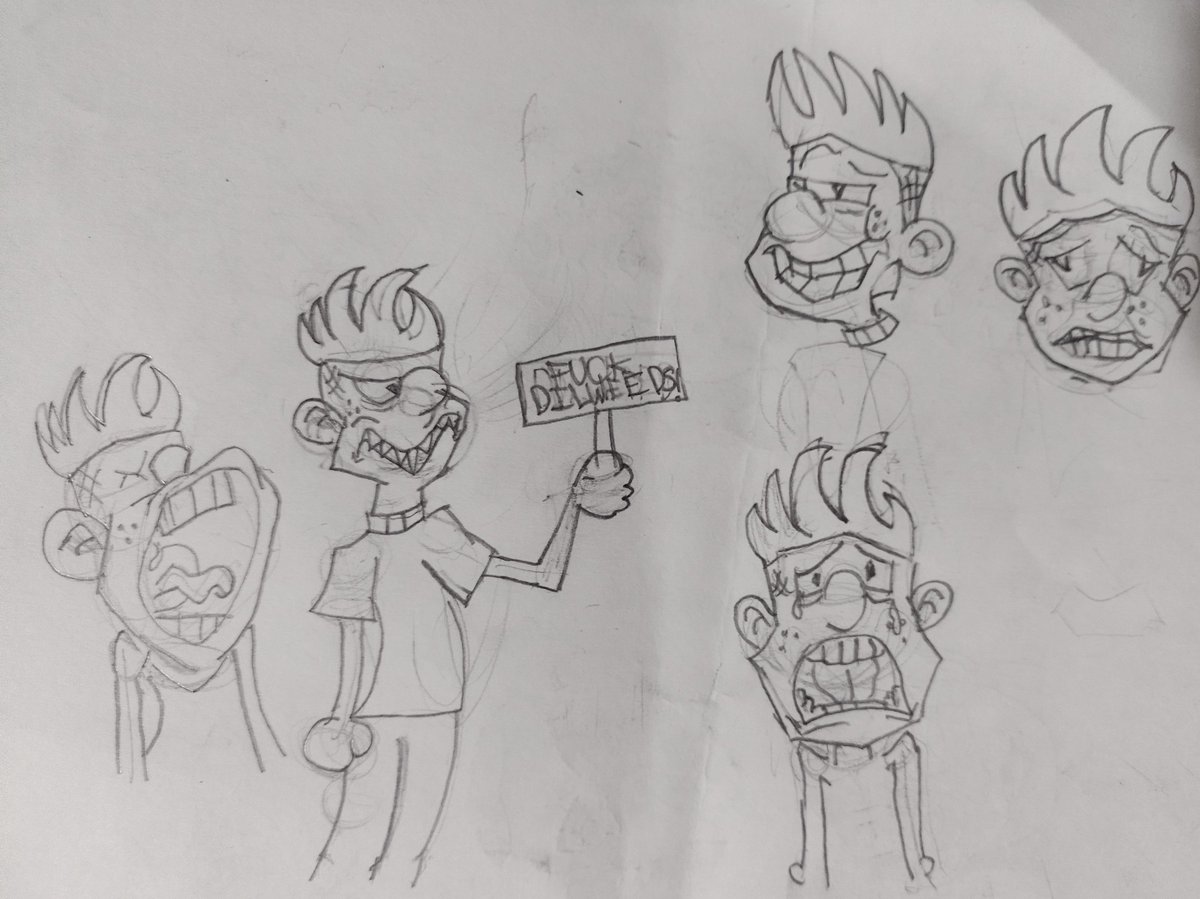 KerosenArt's tweet image. Brad Buttowski sketches 
#KickButtowski 
#Disney