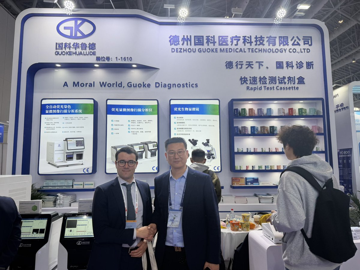 JackSong78551's tweet photo. The China Medical Laboratory Exhibition has come to an end. The exhibition was very successful.
https://t.co/t0iT2An4MU
office@guoke-medical.com https://t.co/W119WddhS7