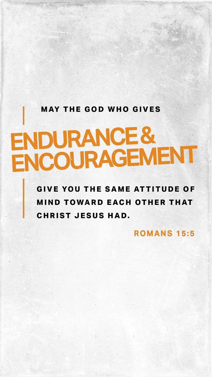 If you’re feeling tired &amp; want to quit, ask GOD for endurance to continue doing good. 
If you’re feeling discouraged &amp; down, ask GOD for encouragement that only HE can give. Above all, ask GOD for  unity in heart &amp; mind like Jesus.
bible.com/verse-of-the-d…