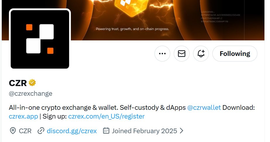 Web3Hindi's tweet photo. 🌐 CZR Exchange Loyalty Program [ Social  ]

✅ Airdrop : Confirmed [ Cost : 0$ Free ]

☠️ Campaign is live : 28, MAR 2025

💰 FundRaise : ???

➡️ How to position: 

1️⃣ Go to the website and connect your wallet : https://t.co/Wk1iPliy9o

2️⃣ Connect  X (Twitter)

3️⃣ Complete tasks, check in daily, and invite friends. 

✔️ Done

🙏🏻🙏🏻🙏🏻🙏🏻🙏🏻🙏🏻🙏🏻🙏🏻🙏🏻🙏🏻