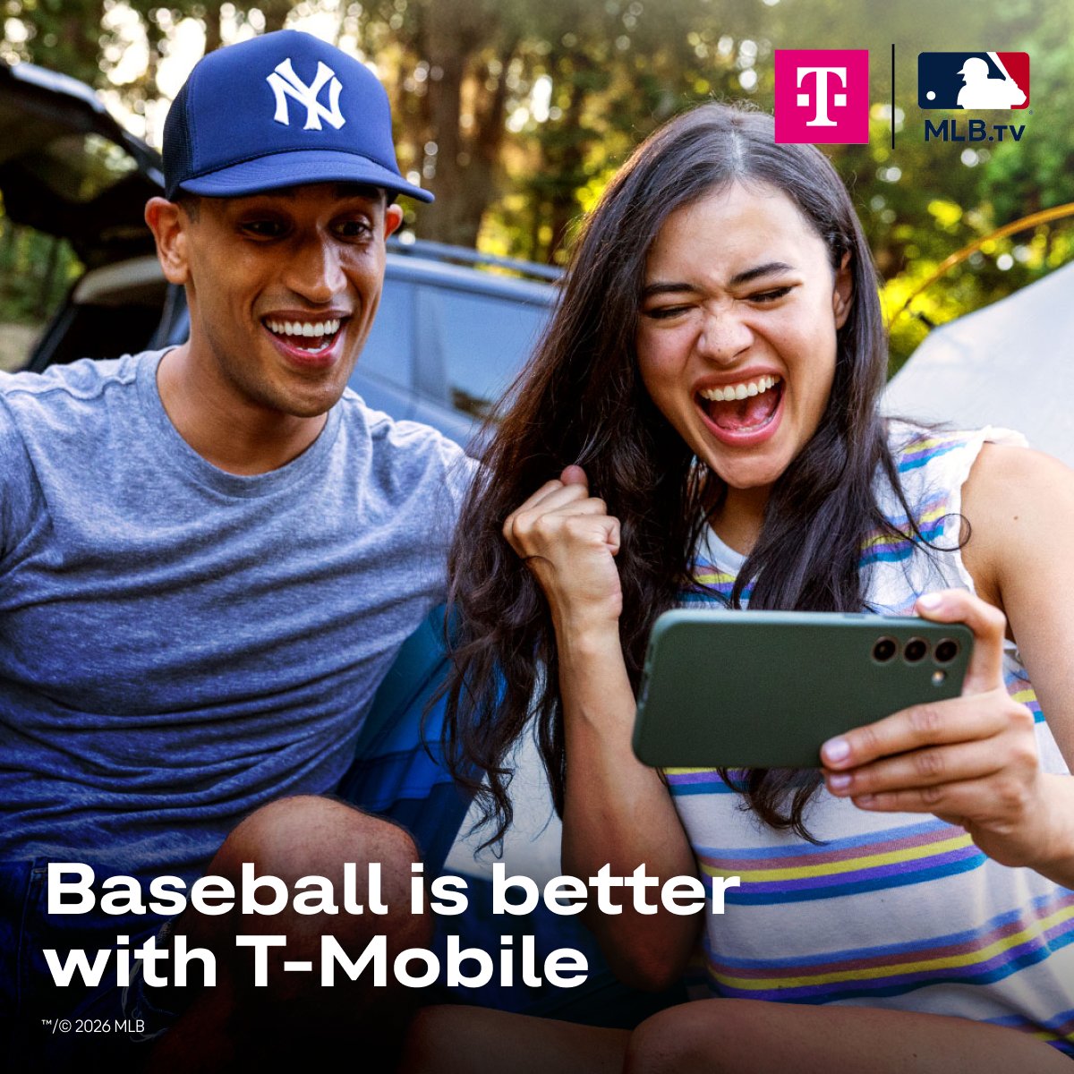 Quick heads up: free MLB TV is available for <a href="/TMobile/">T-Mobile</a> members right now ⚾ Hard to beat that kind of value 🤌 ms.spr.ly/6018Qv0c6​

➡️ Be sure to redeem in the T-Life app by March 30.
