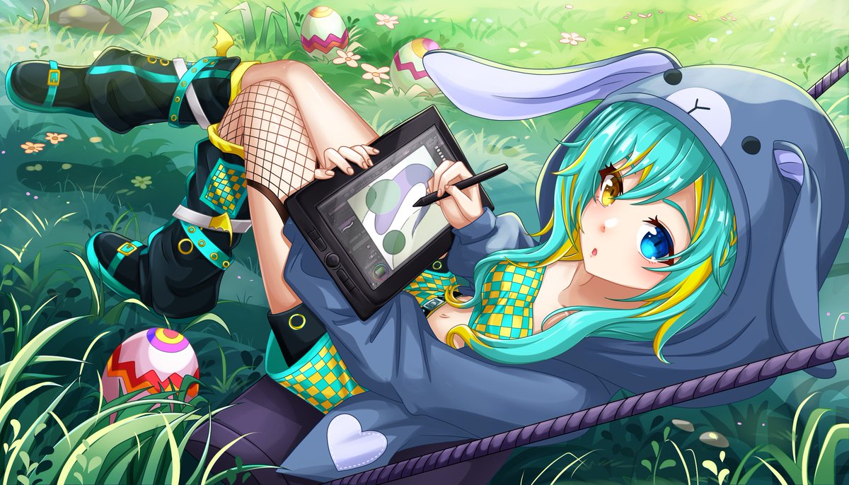 Reupload Easter is coming 
Spring slot open 
#WIP #Vtuber