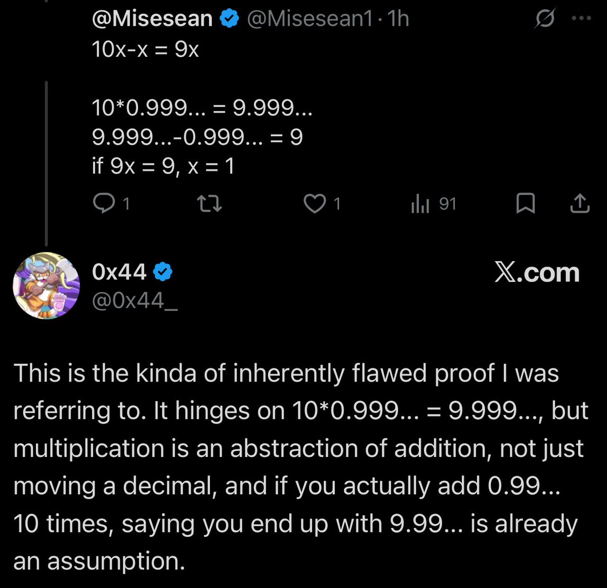 stupidmathtakes's tweet photo. Whag is this guy even on about https://t.co/BhHyC1i2Iu