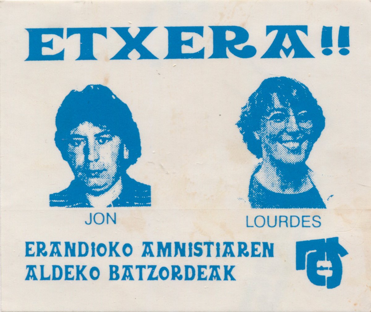 pegatineroak's tweet photo. Jatorriz Asuakoa, Guardia Zibilak atxilotu zuen 1982ko urtarrilean eta 30 urteko zigorra ezarri zioten https://t.co/ulQTffb5EP