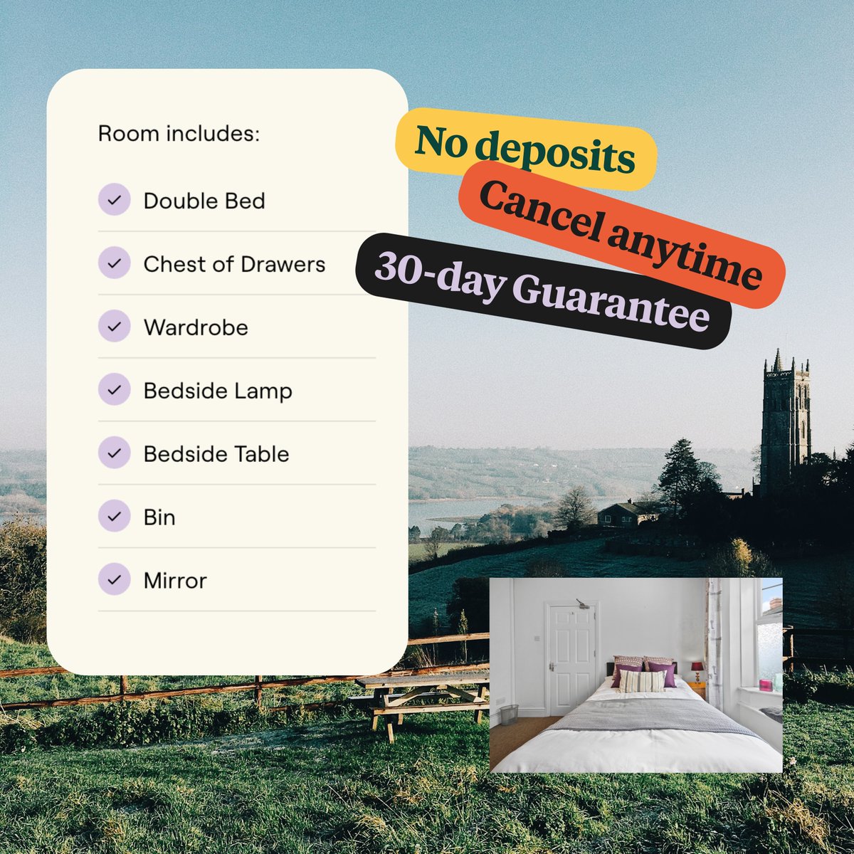 ROOM OF THE WEEK!
AVAILABLE NOW 🗓️
8 Grove Road, Hereford
£635 per month - All Inclusive

#ReloRooms #RoomForRent #newbeginnings #hereford #herefordshire
