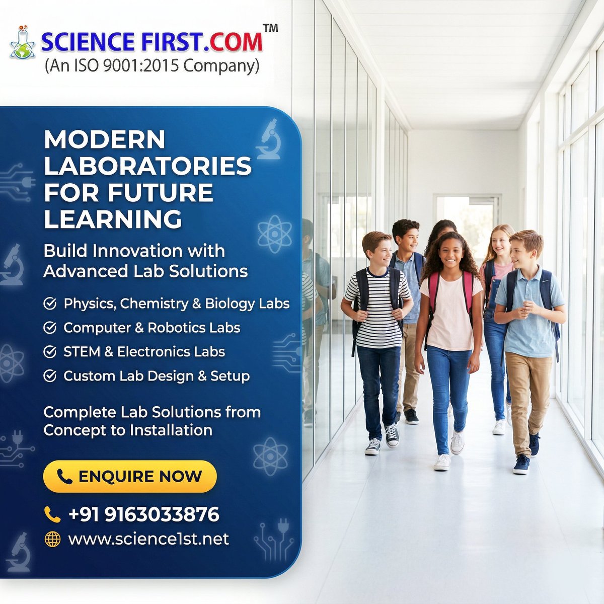 SFirstindia's tweet image. 🌟Quality Labs. Inspired Learning.  #ScienceFirst #LabSupplies #ScienceLab #ResearchEquipment #LabInstruments #Microscope #ScienceEducation #STEMLearning #SchoolLab #CollegeLab #QualityEquipment #ISOCertified #ScientificTools #physicsLab #BiologyLab #PhysicsLab #LabSolutions