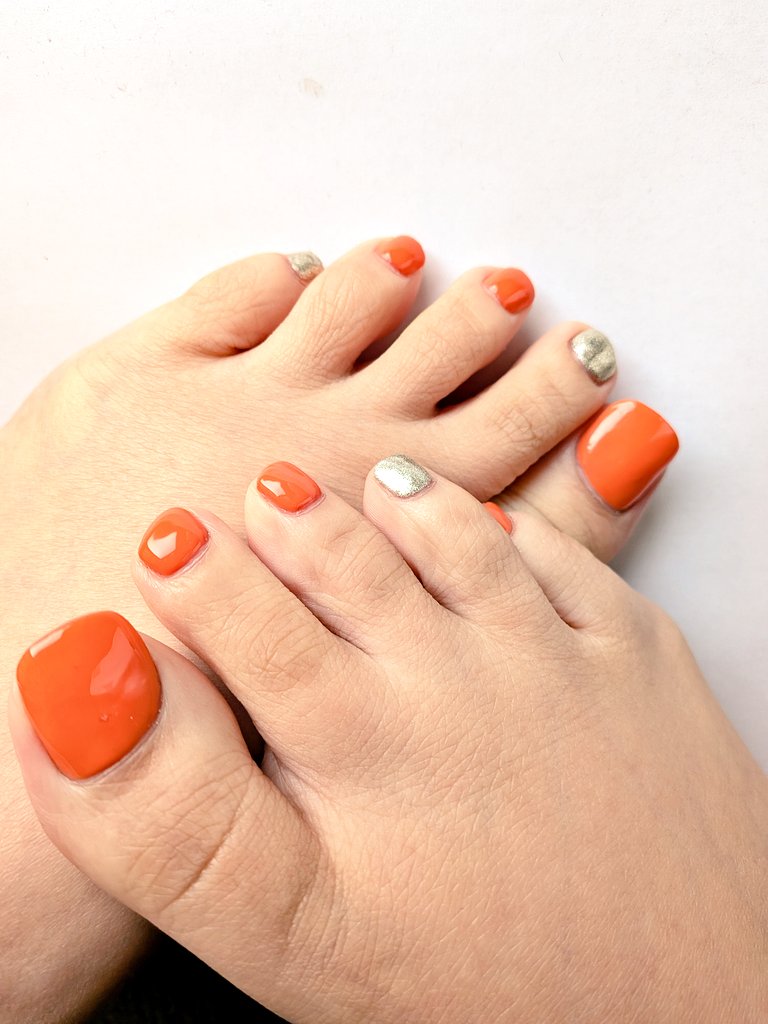 kinoto09's tweet photo. 今回のネイル💅新年度にむけて明るい気持ちになれるようにオレンジ！ https://t.co/KXXvVkUIxD