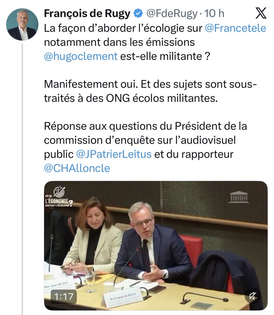 Hugo Clément tweet media