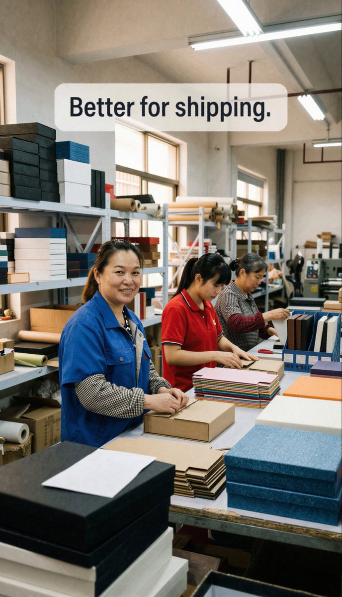 BoproLabs24803's tweet image. If shipping efficiency and shipping volume matter to your project, folding gift boxes are usually the easier option.
Choose the right structure first, and storage plus shipping get much easier later.

#foldinggiftboxes #shippingpackaging #customgiftboxes #giftboxfactory