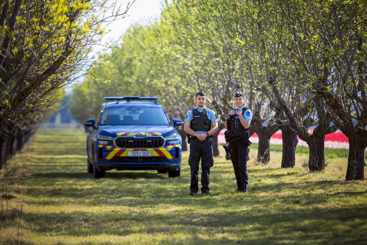 Gendarmerie's tweet image. #BonWeekEnd 🌷 En toute saison, votre sécurité prime ! 🙏
À moto 🏍️, ou en voiture 🚘, les paysages fleuris ne doivent pas détourner notre attention des règles de sécurité routière.
Merci pour votre prudence. 🙏
📸 Adj. D. Bénézech
#Printemps