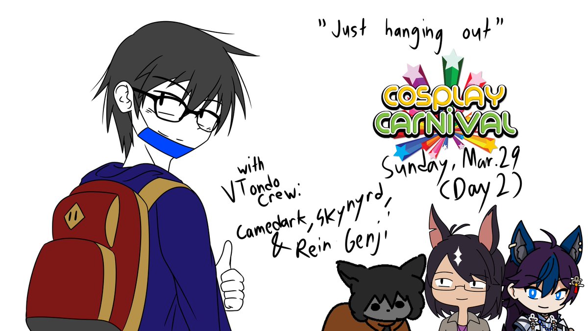 J A T 🟦🧢 | GOING @ COSPLAY CARNIVAL DAY 2 tweet media