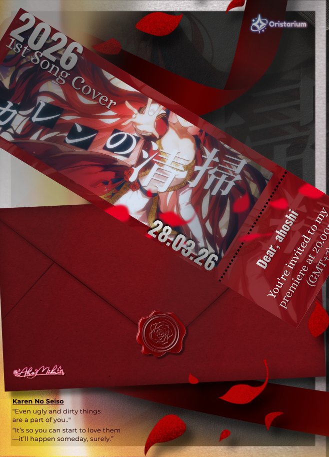 Ahoミカ_ch「Oristarium」VTUBERID | VSINGER🎙 tweet media