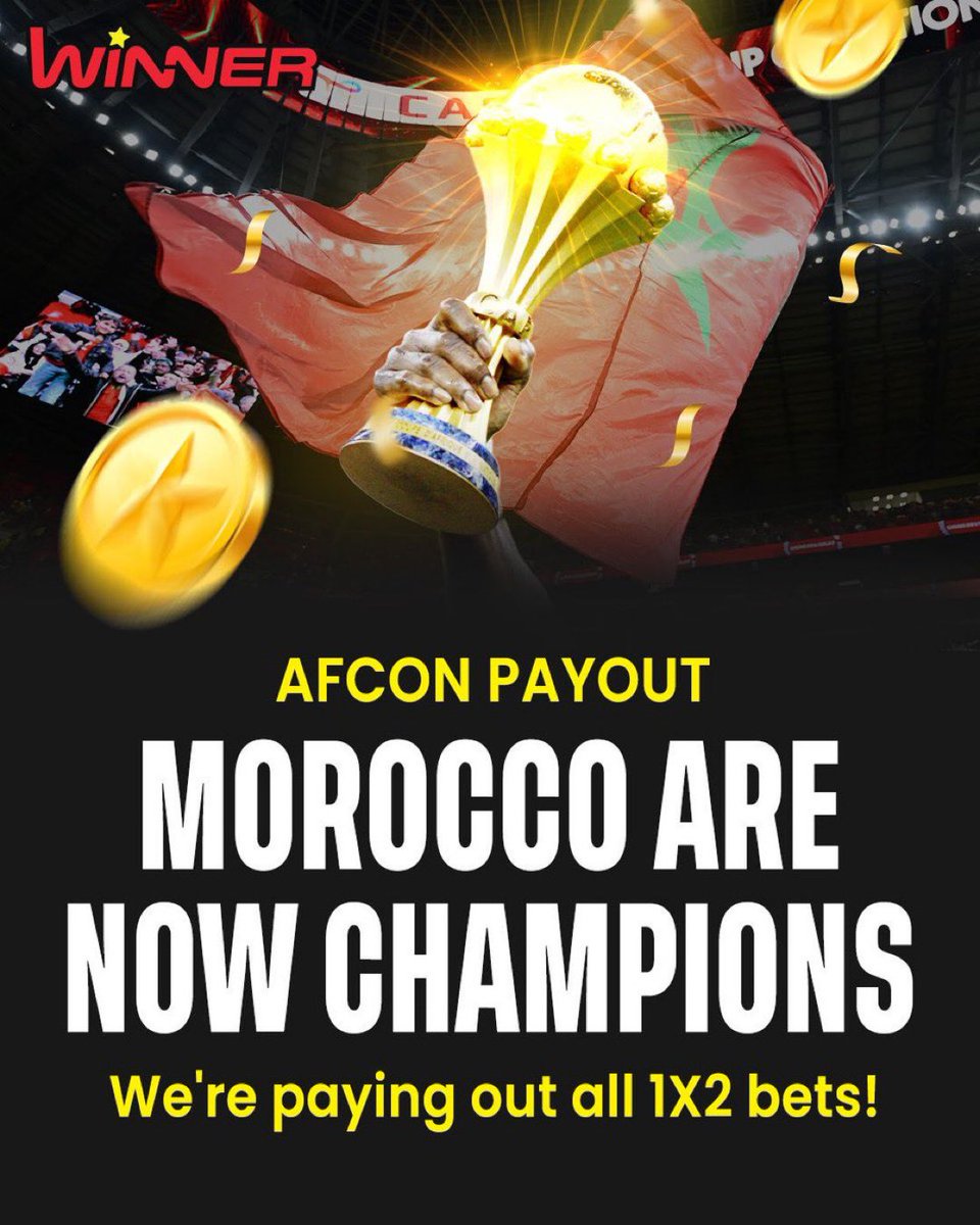 ngomijanaaa's tweet image. Customer first. Always. 💯

Following the official CAF ruling, we’ve paid out ALL Morocco AFCON bets in FULL 🇲🇦🏆

Because at Winner Rwanda, doing right by our players comes first.

Check your account now 👇 winner.rw

#WinnerRwanda #CustomerFirst #PlayAndWin